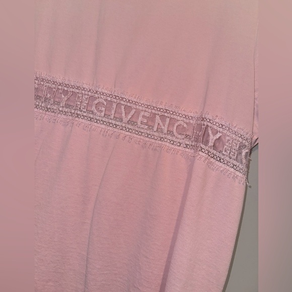 Givenchy Logo Lace Insert T-Shirt - Picture 4 of 6